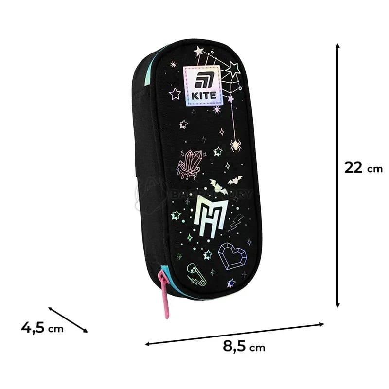Пенал шкільний Kite 599 Monster High Чорний (MH25-599)