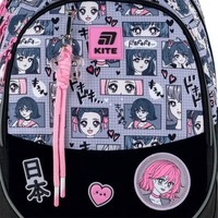 Шкільний рюкзак Kite Education 700 Anime Girl 18л Чорний з сірим (K25-700M-1)