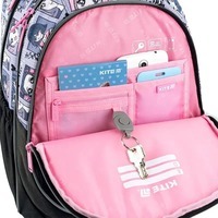 Шкільний рюкзак Kite Education 700 Anime Girl 18л Чорний з сірим (K25-700M-1)