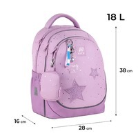 Шкільний рюкзак Kite Education 700 Shining Star 18л Рожевий (K25-700M-2)