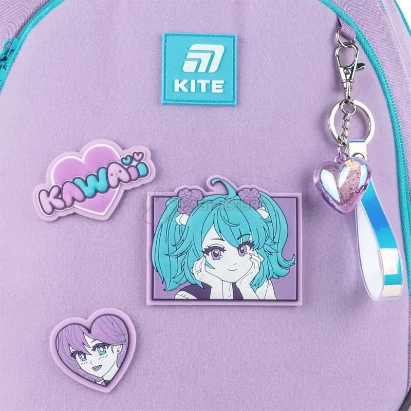 Шкільний рюкзак Kite Education 700 Kawaii Love 18л Бузковий (K25-700M-6)