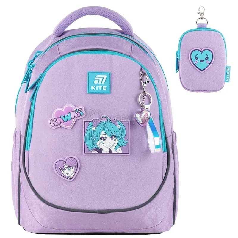 Шкільний рюкзак Kite Education 700 Kawaii Love 18л Бузковий (K25-700M-6)