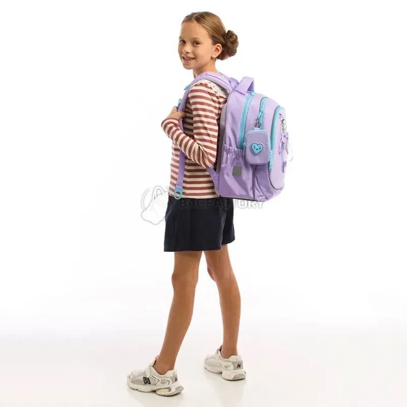 Шкільний рюкзак Kite Education 700 Kawaii Love 18л Бузковий (K25-700M-6)