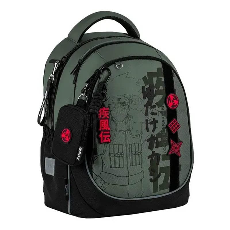 Шкільний рюкзак Kite Education 700 Naruto Shippuden 18л Хакі (NR25-700M)