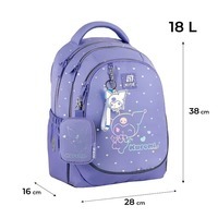 Шкільний рюкзак Kite Education 700 Kuromi 18л Бузковий (HK25-700M)
