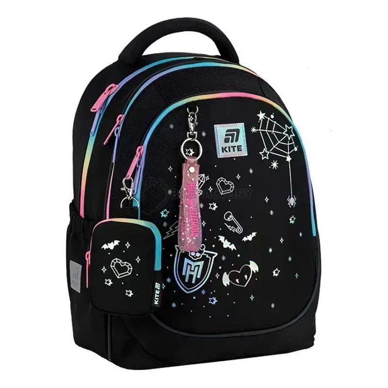 Шкільний рюкзак Kite Education 700 Monster High 18л Чорний (MH25-700M)