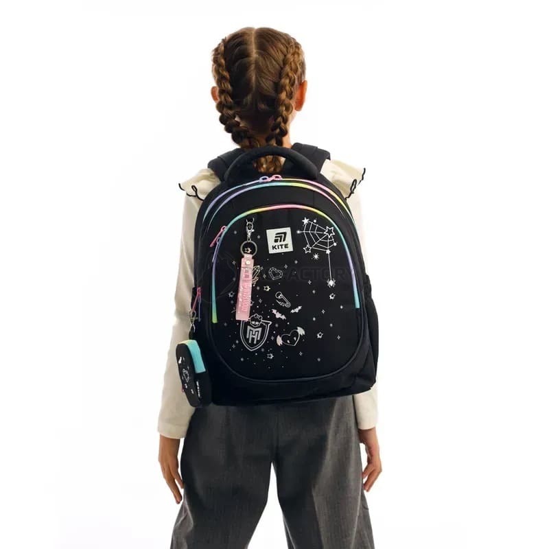 Шкільний рюкзак Kite Education 700 Monster High 18л Чорний (MH25-700M)