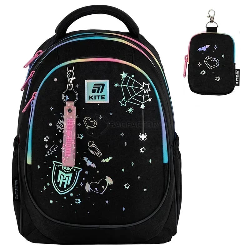 Шкільний рюкзак Kite Education 700 Monster High 18л Чорний (MH25-700M)