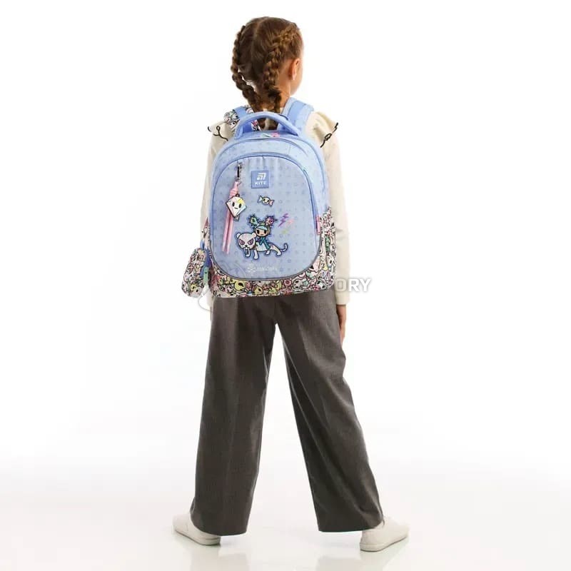 Шкільний рюкзак Kite Education 700 Tokidoki 18л Блакитний (TK25-700M)