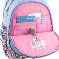 Шкільний рюкзак Kite Education 700 Tokidoki 18л Блакитний (TK25-700M)