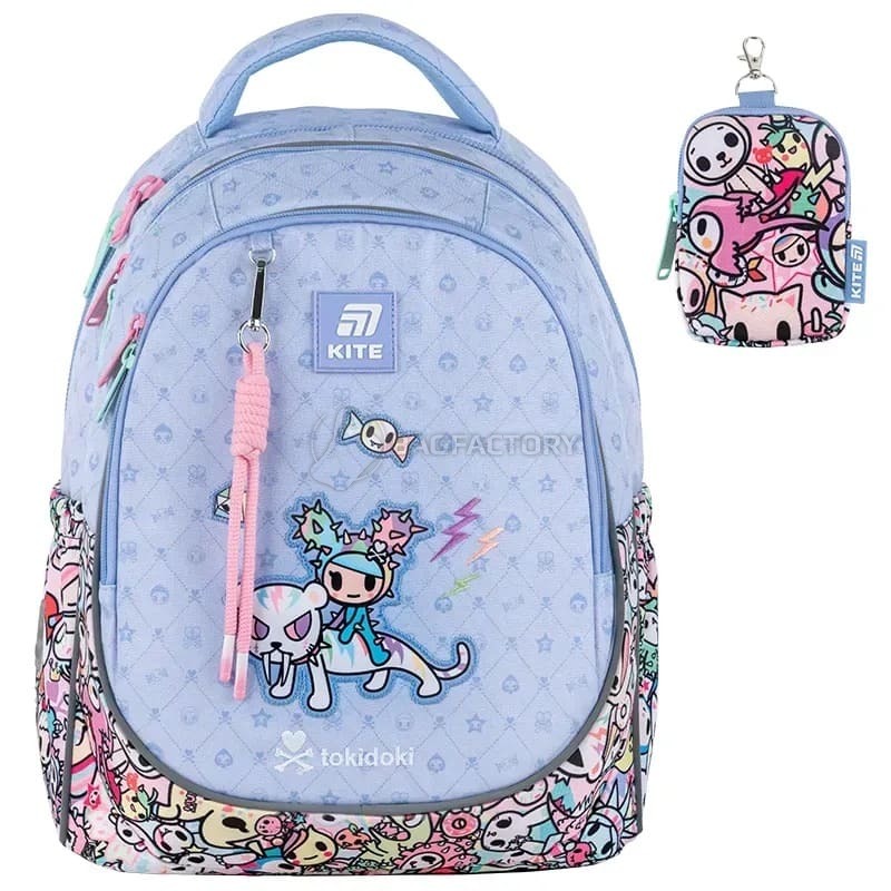 Шкільний рюкзак Kite Education 700 Tokidoki 18л Блакитний (TK25-700M)