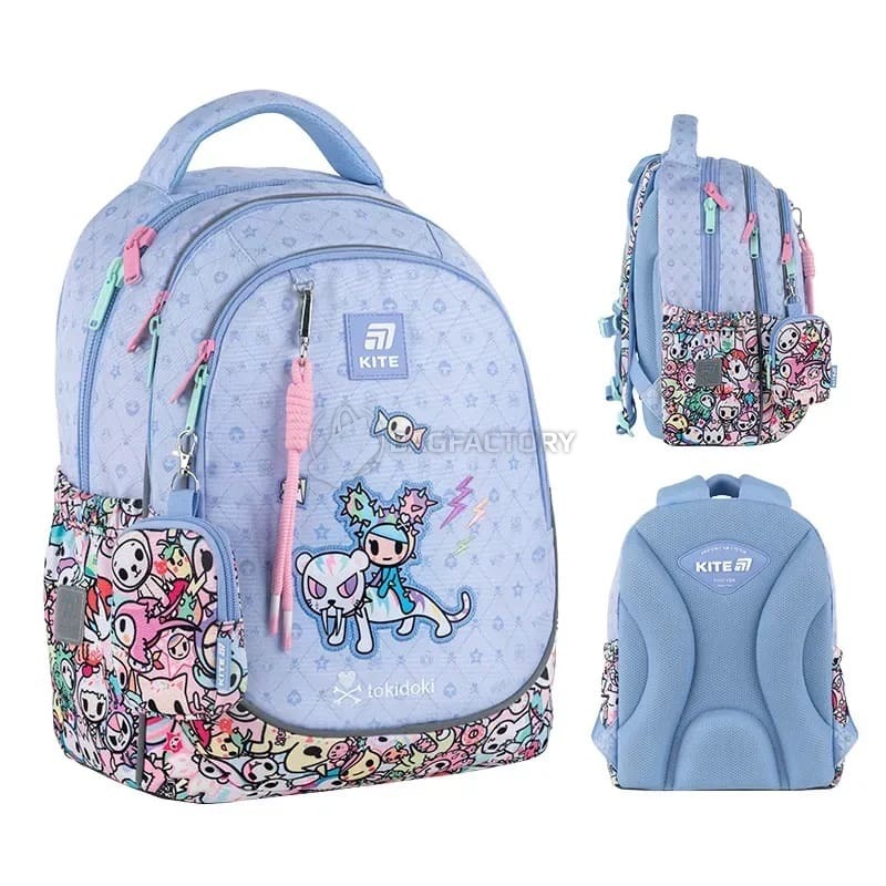 Шкільний рюкзак Kite Education 700 Tokidoki 18л Блакитний (TK25-700M)