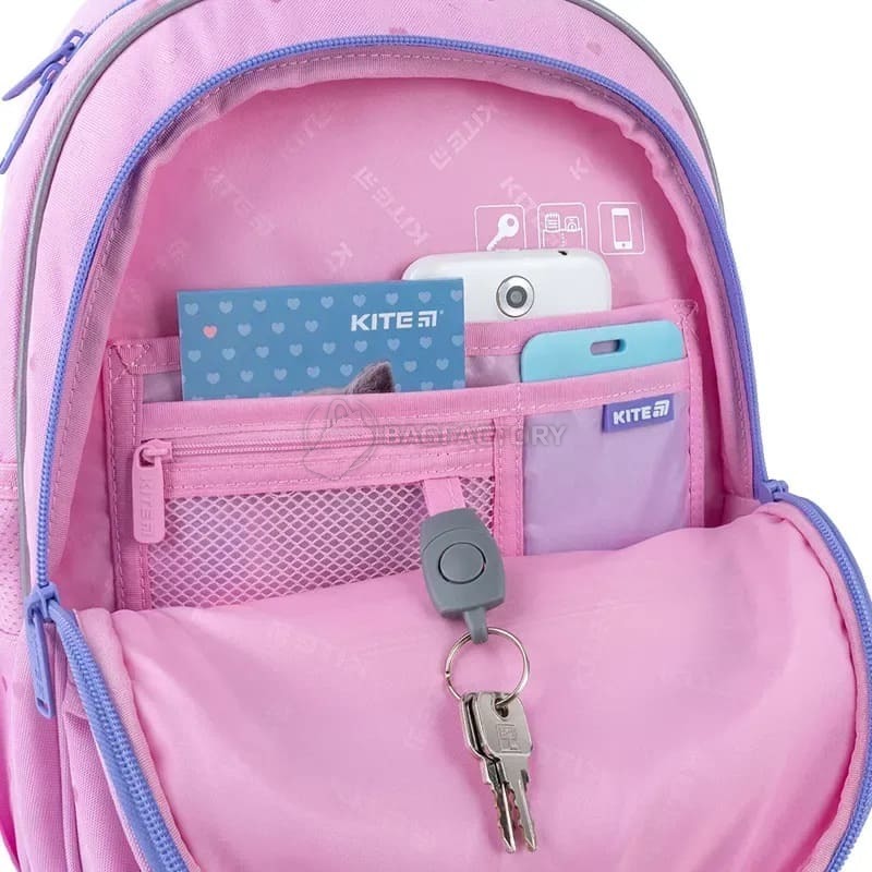 Шкільний рюкзак Kite Education 763S Cute 13.5л Рожевий (K25-763S-1)