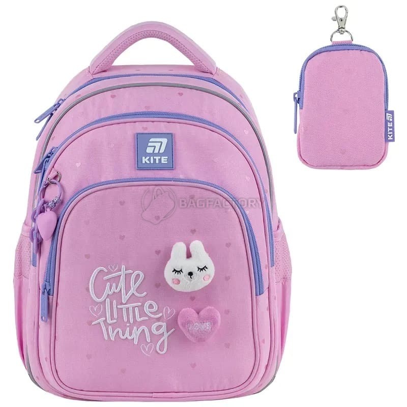 Шкільний рюкзак Kite Education 763S Cute 13.5л Рожевий (K25-763S-1)