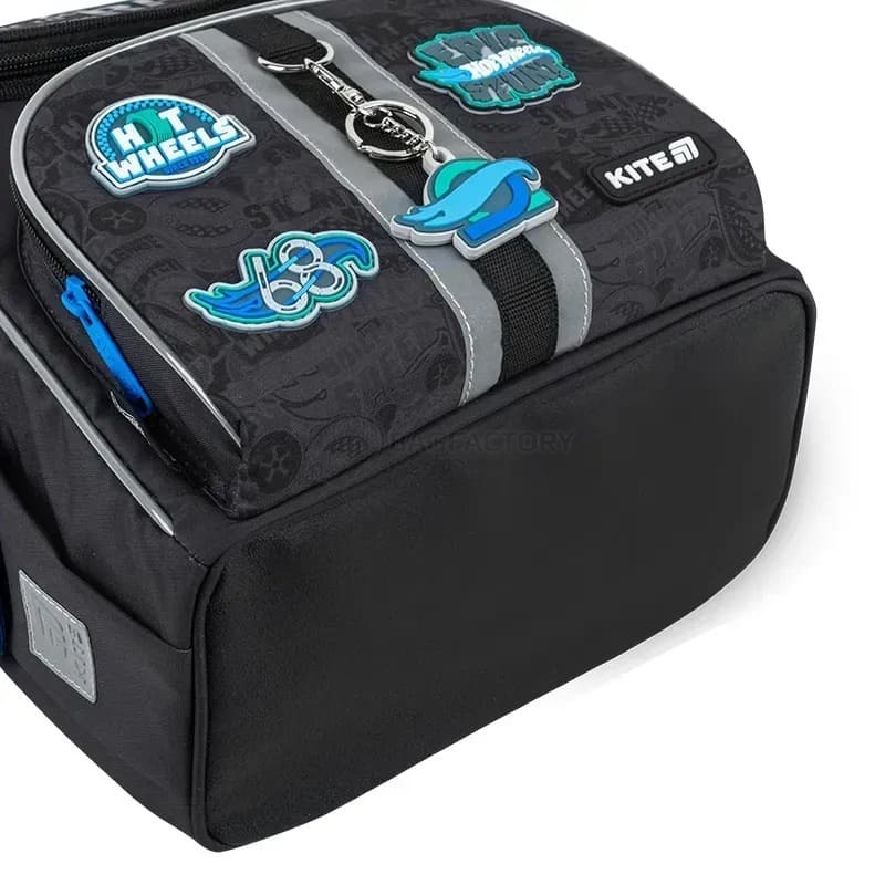 Шкільний каркасний рюкзак Kite Education 501 Hot Wheels 11.5л Чорний (HW25-501S)