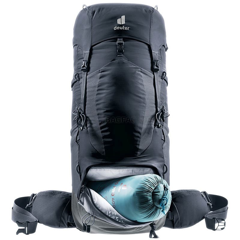 Туристичний рюкзак Deuter Aircontact Lite 45+10 SL black-graphite (33402237403)