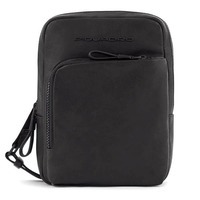 Чоловіча шкіряна сумка Piquadro Harper Black з відд. для iPad mini (CA3084AP_N)