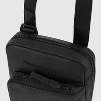 Чоловіча шкіряна сумка Piquadro Harper Black з відд. для iPad mini (CA3084AP_N)