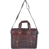 Чоловіча шкіряна сумка Ashwood F83 для ноутбука 15.6 Brandy (F83 BRANDY)