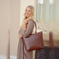 Жіноча шкіряна сумка Ashwood V29 Chestnut (V29 CHESTNUT)