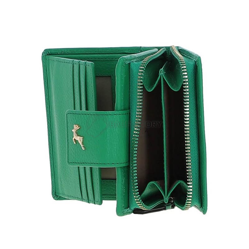 Жіночий шкіряний гаманець Ashwood X30 Green (X30 GREEN)