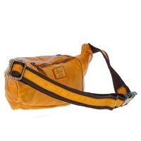 Поясна шкіряна сумка Ashwood D102 Yellow (D102 YELLOW)