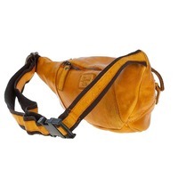 Поясна шкіряна сумка Ashwood D102 Yellow (D102 YELLOW)