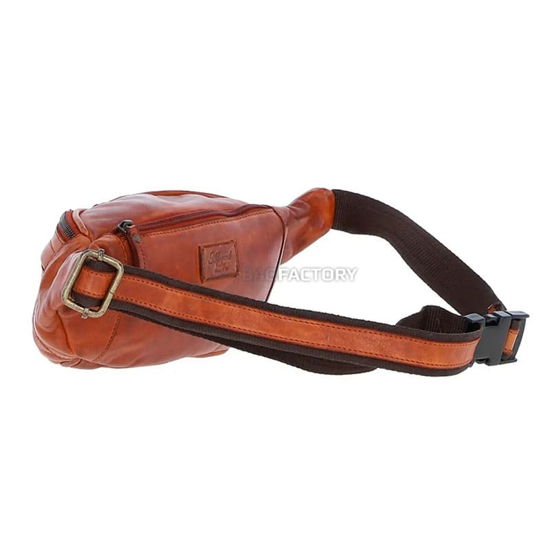 Поясна шкіряна сумка Ashwood D102 Tan (D102 TAN)