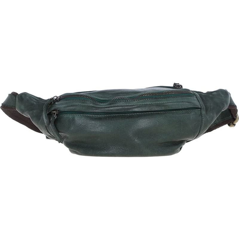 Поясна шкіряна сумка Ashwood D102 Green (D102 GREEN)