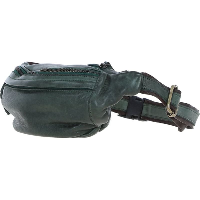 Поясна шкіряна сумка Ashwood D102 Green (D102 GREEN)