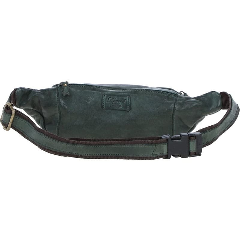 Поясна шкіряна сумка Ashwood D102 Green (D102 GREEN)