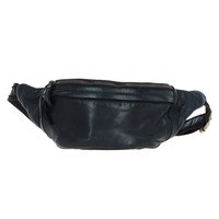 Поясна шкіряна сумка Ashwood D102 Black (D102 BLK)