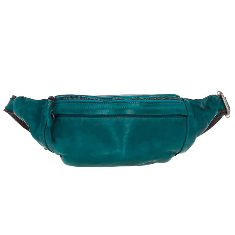 Поясна шкіряна сумка Ashwood D102 Teal (D102 TEAL)