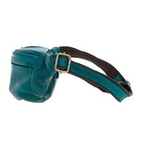 Поясна шкіряна сумка Ashwood D102 Teal (D102 TEAL)