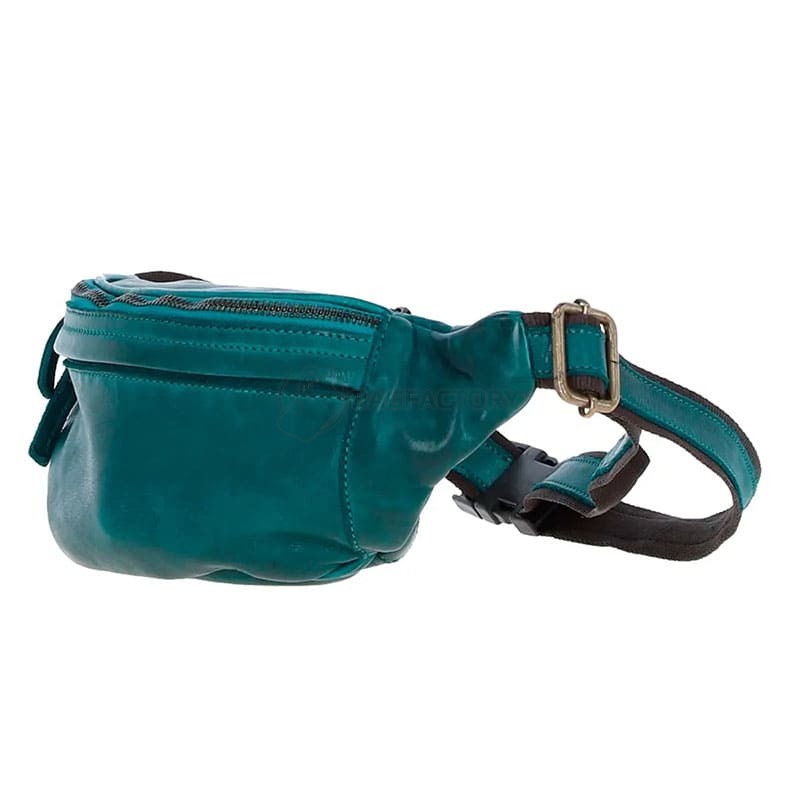 Поясна шкіряна сумка Ashwood D102 Teal (D102 TEAL)
