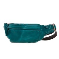 Поясна шкіряна сумка Ashwood D102 Teal (D102 TEAL)