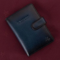 Шкіряна обкладинка для документів Visconti AT74 Blake Burnished Blue (AT74 B/BLUE)