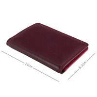 Шкіряний гаманець-картхолдер Visconti RB111 Madagascar Plum Multi (RB111 PLUM M)