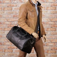 Дорожня шкіряна сумка Visconti Explorer TC150 Black (TC150 BLK)