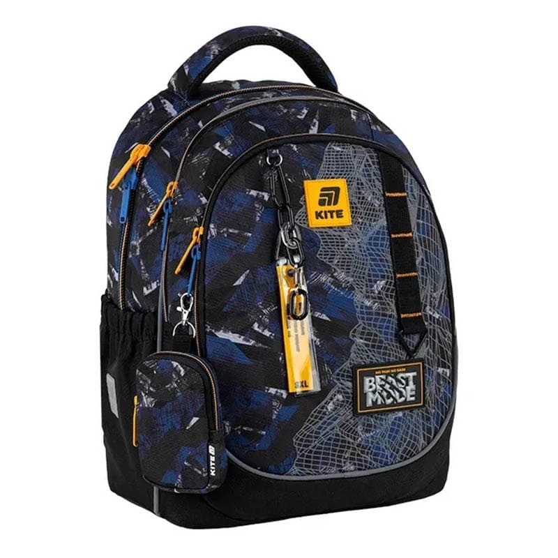 Шкільний рюкзак Kite Education 700 Beast Mode 18л Чорний (K25-700M-4)