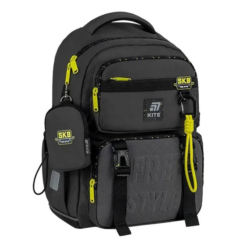Шкільний рюкзак Kite Education 1022 Free Style 13л Темно-сірий (K25-1022M-3)