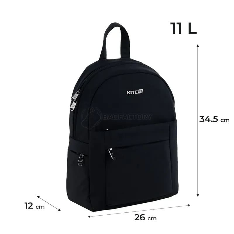 Рюкзак підлітковий Kite Education teens 1020S-1 11л Чорний (K25-1020S-1)