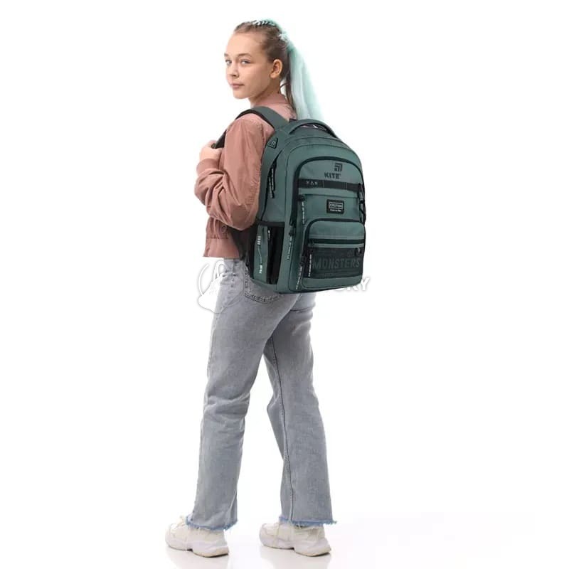 Рюкзак молодіжний Kite Education teens 1019L-1, 21л Хакі (K25-1019L-1)