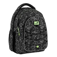 Рюкзак підлітковий Kite Education teens 8001L-1 25.5л Чорний принт (K25-8001L-1)
