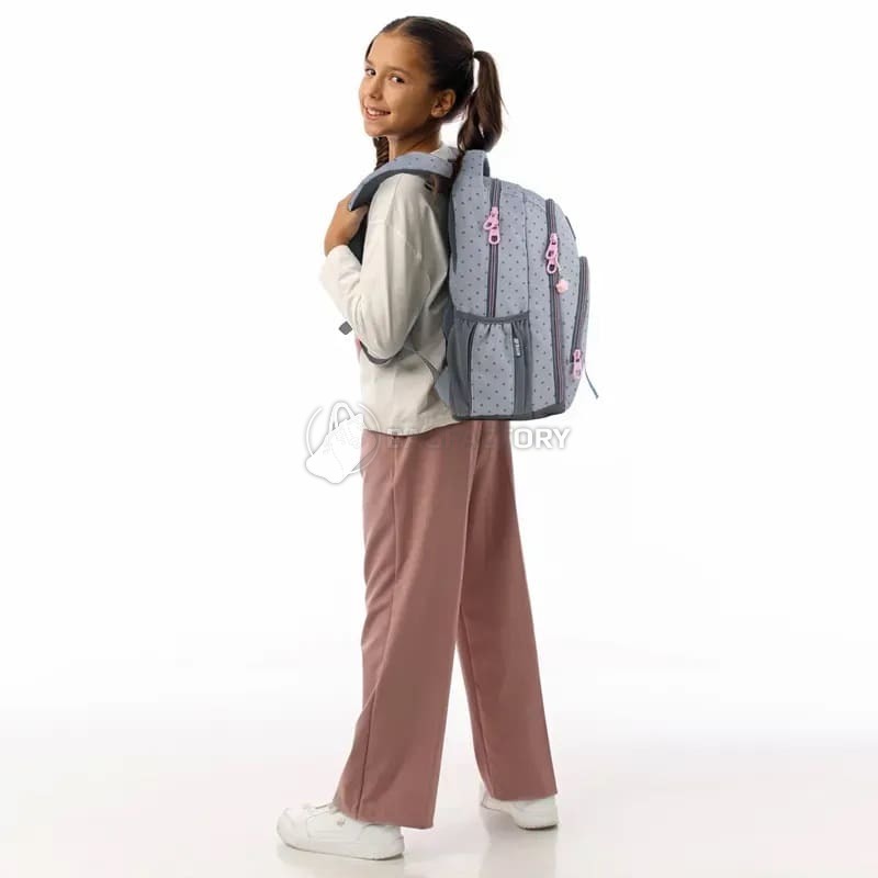 Шкільний рюкзак Kite Education teens 905M Hello Kitty 19.5л Сірий (HK25-905M)