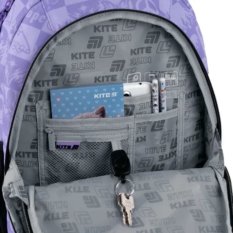 Шкільний рюкзак Kite Education teens 905M-3 19.5л Фіолетовий (K25-905M-3)