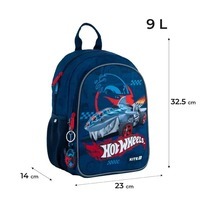 Дитячий рюкзак Kite Kids 2735 Hot Wheels 9л Синій (HW25-2735XS)