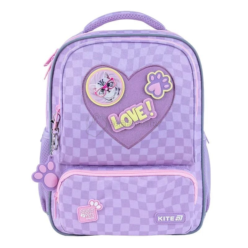 Дитячий рюкзак Kite Kids 559 Studio Pets 8.5л Бузковий (SP25-559XS)