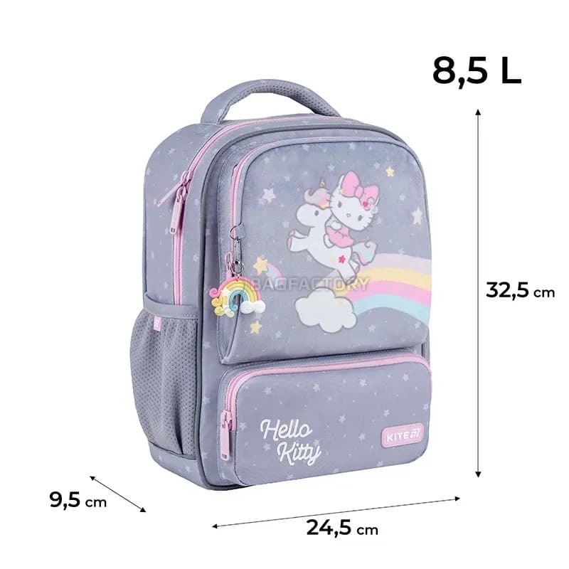 Дитячий рюкзак Kite Kids 559 Hello Kitty 8.5л Сірий (HK25-559XS)