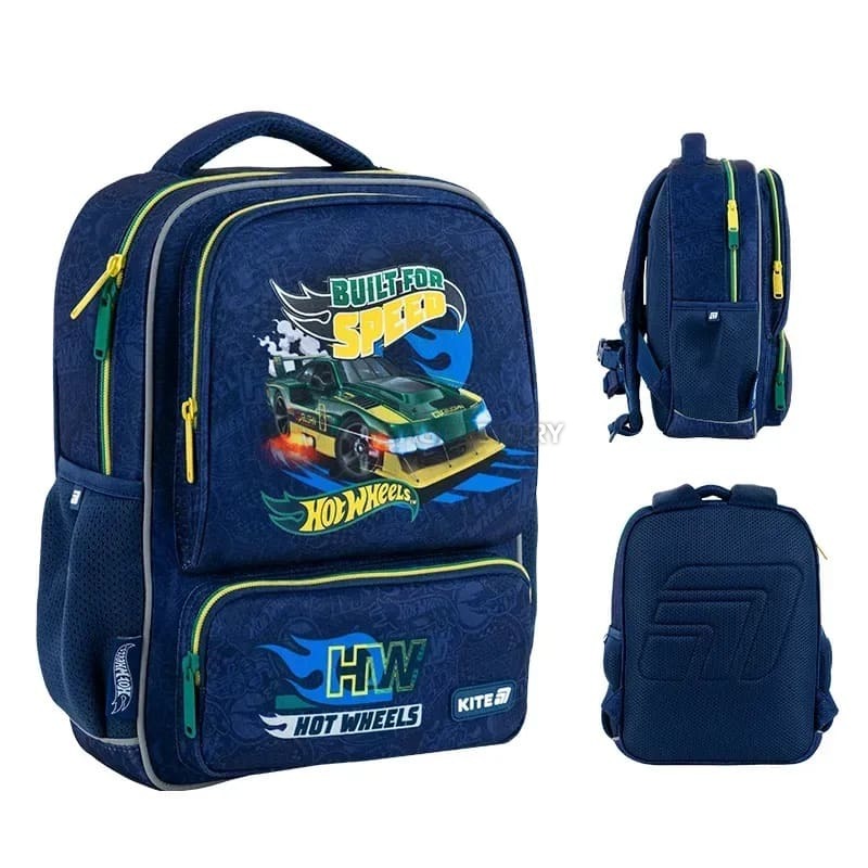Дитячий рюкзак Kite Kids 559 Hot Wheels 8.5л Синій (HW25-559XS)